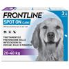 Frontline Spot On Cani X3 Pipette, Antiparassitario Per Cani E Cuccioli (20-40Kg)