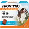 BOEHRINGER ING.ANIM.H.IT. FRONTPRO X3 Compresse Masticabili Per Cani 10-25kg