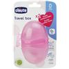 ARTSANA Chicco Porta Succhietto Doppio Rosa 0m+