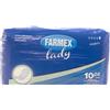 SVAS BIOSANA Pannolone Sagomato Per Incontinenza Leggera Farmex Lady Misura Super 10 Pezzi
