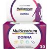 HALEON ITALY Multicentrum Donna Integratore Multivitaminico Con Vitamina D Calcio Ferro 30 Compresse