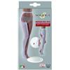 SOLIDEA Anti Trombo Class 1 Mono Collant Compressivo Colore Bianco Taglia M