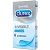 RECKITT BENCKISER Durex Invisibile 6 Profilattici