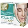 F&F Collagen Act Integratore Collagene Acido Ialuronico Vitamina C 10 Bustine