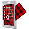L10 Popme Mascherina Chirurgica Tartan Rosso 5 Pezzi