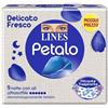 FATER Lines Petalo Blu Assorbente Notte 9 Pezzi