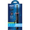 PROCTER & GAMBLE Oral-B Spazzolino Elettrico Ricaricabile Nero Pro3 3000, 1 Custodia Da Viaggio, 2 Testine Di Ricambio