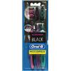 PROCTER & GAMBLE Oral-B® Spazzolino Manuale Robin Hood Black 40 Medio 3 Pezzi