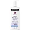 JOHNSON & JOHNSON Neutrogena Deep Moisture Fluida Non Profumata, Crema Corpo Per Pelle Secca E Sensibile 400 Ml