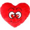FLAMINGO CANE GIOCO IN PELUCHE "LIEVE" CUORE ROSSO 17x6,5x14 CM