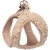 FLAMINGO CANE PETTORINA IN NYLON "STEP&GO POOKIE" 30-35 CM 41-44 CM PILE BEIGE