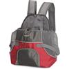 CAMON TRASPORTINO ZAINETTO FRONTALE "PET POCKET" 28x22x26/38 CM ROSSO