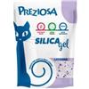 PREZIOSA GATTO LETTIERA IGIENICA SILICA GEL LAVANDA 4 KG