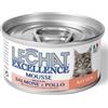 MONGE & C. LECHAT GATTO EXCELLENCE MOUSSE KITTEN SALMONE POLLO 85GR (lattina)