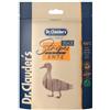 DR. CLAUDER'S CANE/GATTO SNACK STRIPES PICCOLO FILETTO DI ANATRA 80 GR