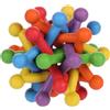 FLAMINGO CANE GIOCO IN GOMMA "SPACO" PALLA ATOMO COLORATO 9,5 CM