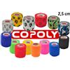 BENDA AUTOADERENTE COPOLY 2,5cm X 457cm COLORI MISTI