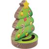 M-PETS XMAS GATTO TIRAGRAFFI IN CARTONE "ALBERO DI NATALE" 42x32x5 CM