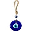 LuyoNova Occhio Turco Portafortuna Occhio di Allah Evil Eye Blu Wall Hanging Decorazione Good Luck Ornament Regali,per Casa Nuova Talisman Occhi Vetro Appendere Decorazione Casa Ornamento Auto(10cm)