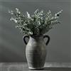Vaseking Vaso rustico in ceramica, 24,9 cm, decorazione per la casa, bronzo