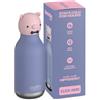 asobu Bestie Piggy Borraccia per Bambini in Acciaio Inossidabile Isolata con Cannuccia Ribaltabile Senza BPA 500 ml