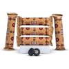 REHMAN JIBRAN UR Jerusalem-Lite Carboncini per Incenso 33mm (Scatola da 100 Pezzi, 10 Rotoli) | Carbone Vegetale ad Accensione Rapida e Lunga Durata per Resine, Narghilè e Shisha | Inodore e Poco Fumo (50)