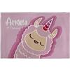 LolaPix Tovaglietta Unicorno. Tovaglietta Bambini. Tovagliette Americane Personalizzate. Scuola. Tovaglioli Stoffa. 30x45 cm. Amico dell'alpaca