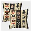 kaiyun Nativi americani Indian Symbols Federa 2 Pacchi 45x45cm Motivo senza soluzione di continuità Copricuscini Per Cuscino Quadrata Adatta Per Cuscino Poltrona Letto