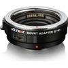 VILTROX EF-M1, adattatore per obiettivo con messa a fuoco automatica, convertitore per obiettivo EF/EF-S a fotocamera Panasonic Olympus M43 E-M10III E-M5II E-PL8 GH4 GH5 GF6 GF1 GX1 GX7 E-M1 E-M10