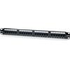 INTELLINET NETWORK SOLUTIONS Intellinet Cat5e Patch Panel 24-Port, UTP, 1U, Black, 513555 (24-Port, UTP, 1U, Black 24-Port, UTP, 1U)