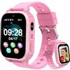pmstuy Smartwatch Bambini 4G GPS con SOS e Videochiamata HD, Impermeabile IP68