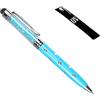 NEO+ QUALITÀ 2-in-1 penna a sfioramento capacitiva touchscreen e penna a sfera con cristalli 1 x RICARICA PENNA 0 (BLU)