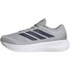 adidas Uomo Runfalcon 6 Wide Shoes, Grey Two/Dark Blue/Core Black, 43 1/3 EU
