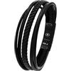 TOM TAILOR - Bracciale da Uomo in Acciaio inox - Nero - TT-B0003