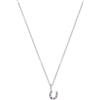 TOM TAILOR - Collana da Ragazza in Argento 925 - con Zircone - Ciondolo a Ferro di Cavallo - TT-N0002