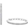 TOM TAILOR - Orecchini da Donna in Argento 925 - con Zircone - Creoli - TT-E0018