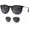 lenti polarizzate di ricambio newpolar per ray ban 4171 erika 54 mm grigio