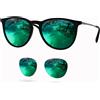 lenti polarizzate di ricambio newpolar per ray ban 4171 erika 54 mm zaffiro