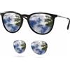 lenti polarizzate di ricambio newpolar per ray ban 4171 erika 54 mm g15 titanio