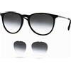 lenti polarizzate di ricambio newpolar per ray ban 4171 erika 54 mm grigio...