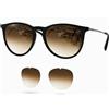 lenti polarizzate di ricambio newpolar per ray ban 4171 erika 54mm marrone...