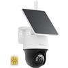 Reolink TELECAMERA ESTERNA 4G LTE SENZA FILI 2K 4MP CON BATTERIA E PANNELLO SOLARE SIM