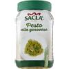 Sacla Saclà, Pesto alla Genovese, Condimento per Pasta e per Arricchire i Tuoi Piatti, con Basilico Italiano, Vaso PP, Maxi Formato da 950g, Confezione da 6 pezzi