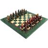 Italfama King Arthur Scacchi In Resina Set Con Scacchiera In Acero Giapponese