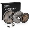 RIDEX 479C0081 Kit frizione con spingidisco frizione con cuscinetto disinnesto con volano con disco frizione con kit bulloni/viti Compatibilità con VW Golf 6 5K1