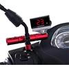 TOTMOX Termometro digitale universale per moto a LED con sensore, indicatore della temperatura dell'acqua 0-120 ℃ per scooter da corsa 12V, luce rossa
