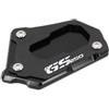 PHKODEI Prolunga Cavalletto Laterale Moto Per BMW Per R1250GS R1200GS LC ADV R1250GS Per Adventure Base Supporto Estensione Cavalletto Parcheggio Stabilità Accessorio Moto Laterale(Nero,R1250GS-A)