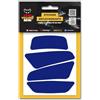 FEAR THE YELLOW BEAR YELLOW BEAR Yellow Bear© Easy Four Color, Kit di 4 adesivi retrò riflettenti rifrangenti, per casco moto, 3MTM Technology (blu)