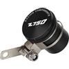 USAMZOM Vaschetta Olio Freni Coppa Olio per KA&WASAKI Z750 Z750 Z750 2005-2012 Accessorio Universale in Alluminio per Moto Serbatoio Liquido Freni Serbatoio Frizione Tazza Fluido Olio(Nero)