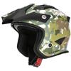 spiritmoto Casco Acerbis Helmet Jet Aria Trial 22.06 Camouflage Verde Taglia L